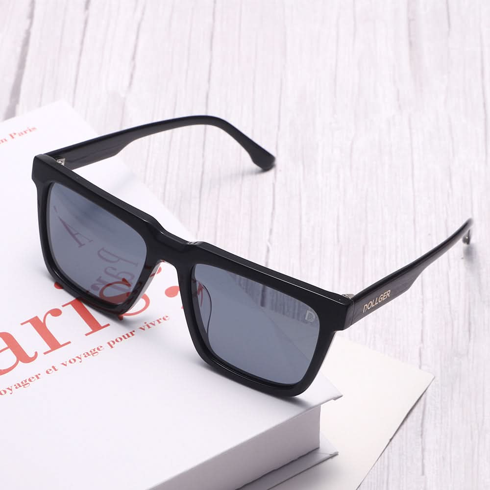 Dollger Square Hipster Acetate Square Tinted Sunglasses