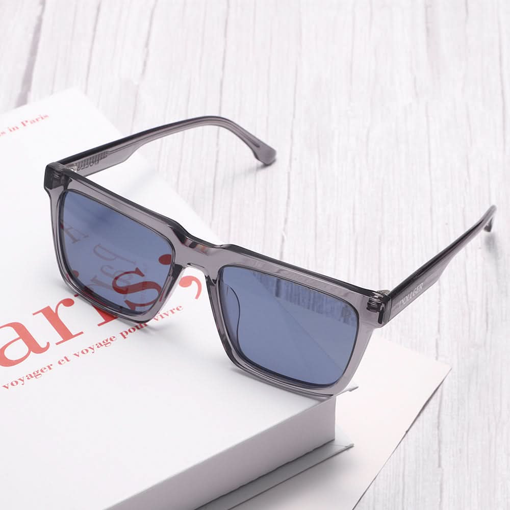 Dollger Square Hipster Acetate Square Tinted Sunglasses