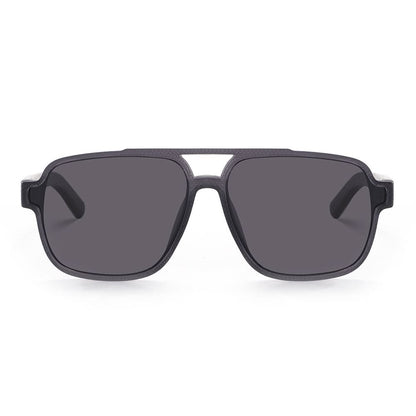 Dollger Black Oversized Aviator Sunglasses