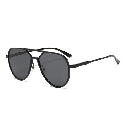 Oversized Aviator Tinted Sunglasses