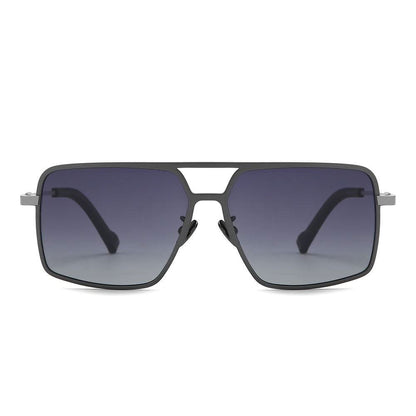 Dollger Titanium Frame Square Aviator Sunglasses