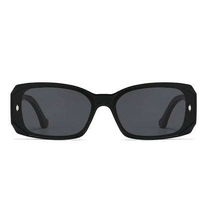 Dollger Square Wooden Temples Retro Sunglasses