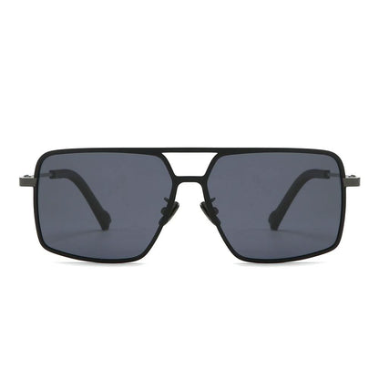 Dollger Titanium Frame Square Aviator Sunglasses