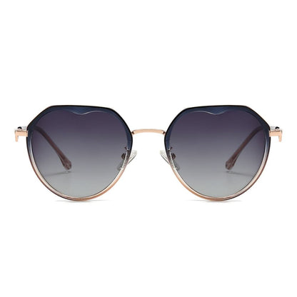 Dollger Gradient Lens  Round Sunglasses