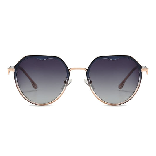 Dollger Gradient Lens  Round Sunglasses