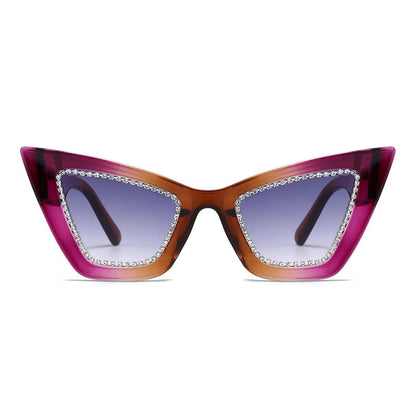 Dollger Retro-Vintage Lightweight Cat-Eye Tinted Sunglasses