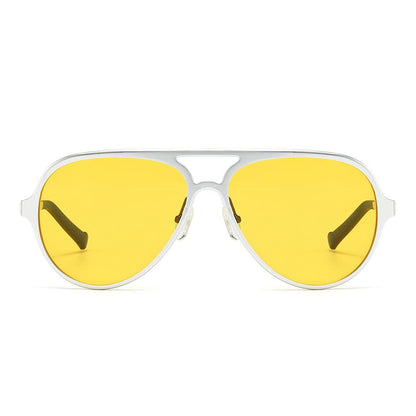 Alloy Night Driving Aviator Sunglasses
