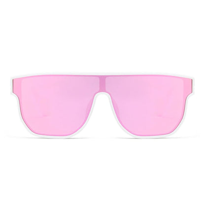 Dollger aviator sunglasses with glossy lenses