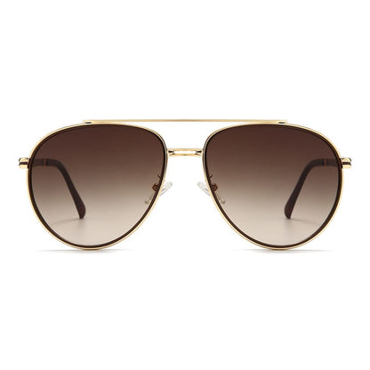 Dollger Thin aviator tinted sunglasses