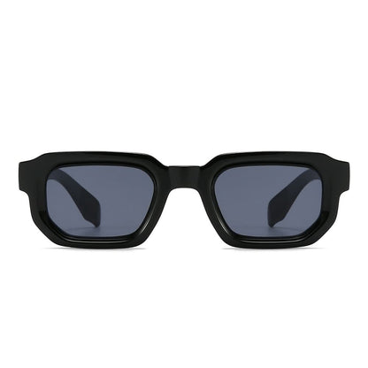 Dollger Acetate Rectangle Full-Rim Tinted Sunglasses