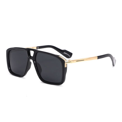 Dollger Vintage Bridge Square Tinted Sunglasses