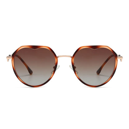 Dollger Gradient Lens  Round Sunglasses