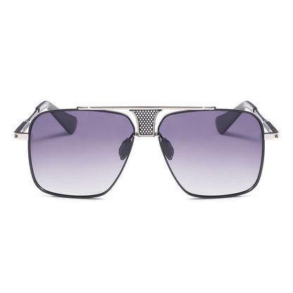 Dollger Square Aviator Metal Sunglasses