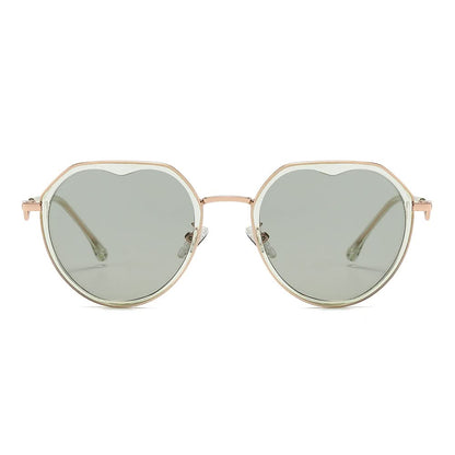Dollger Gradient Lens  Round Sunglasses