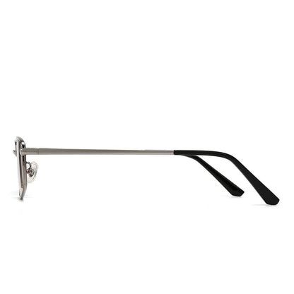 Dollger Rectangular Metal Tinted Sunglasses
